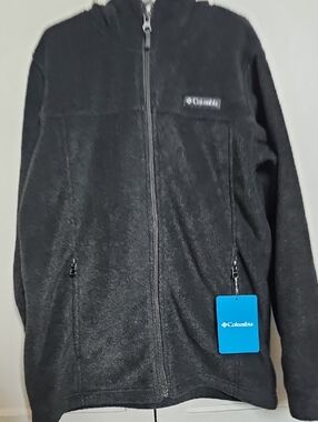 Moving Sale! Columbia Kids Dark Gray Full-Zip Lightweight Fleece Jacket